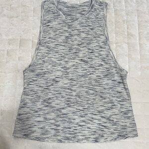 lululemon athletica Black and White Muscle Tee